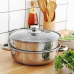 작은이미지: IH 인덕션냄비 2단찜솥 28cm 찜냄비 스텐찜솥 스텐 찜기 답례품 판촉물 사은품 행사용품 찜통 전골냄비 #2