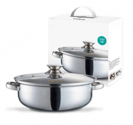 스텐 양수냄비 28cm 인덕션냄비 양수냄비 전골냄비 찜솥 냄비 라면냄비 답례품 판촉물 편수냄비 사은품 #2