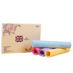 토마스풀 비스코스 극세사 행주, 멀티 주방행주 4p세트 요술행주 매직행주 판촉물 사은품 답례품 선물세트 행사용품 키친타월