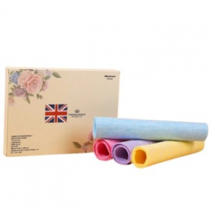 토마스풀 비스코스 극세사 행주, 멀티 주방행주 4p세트 요술행주 매직행주 판촉물 사은품 답례품 선물세트 행사용품 키친타월