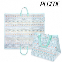 [플씨드] 에스닉 일체형 장바구니 돗자리