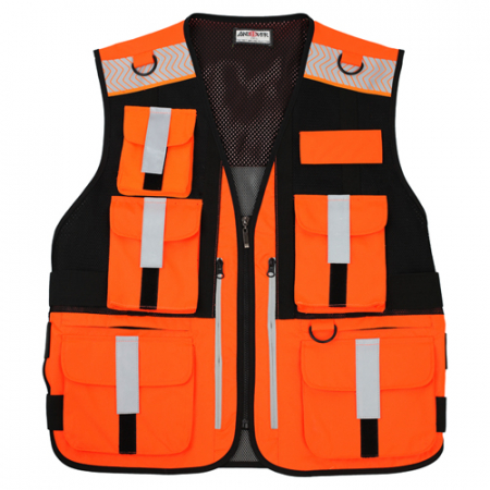 DS앤도버 멀티 안전조끼 주황 #2