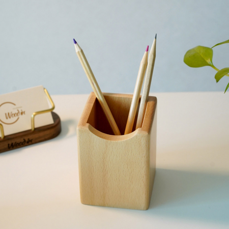 우드인 원목 연필꽂이 펜홀더 우드 #4