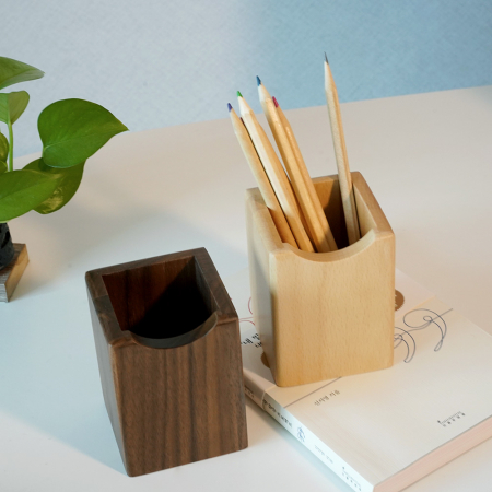 우드인 원목 연필꽂이 펜홀더 우드 #3