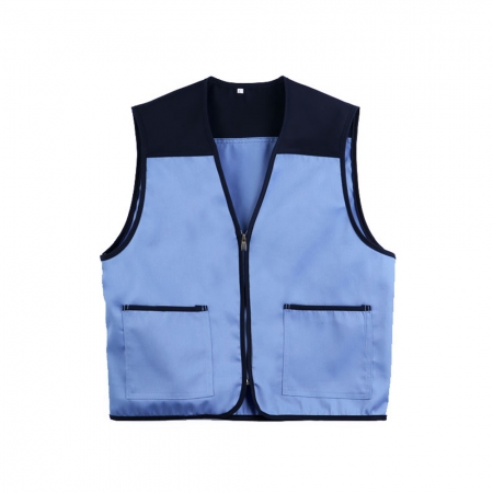 매직 T/C 배색 마트 B 조끼 단체 작업 이벤트 베스트 #3