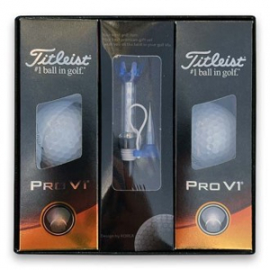 타이틀리스트 Pro v1 골프공 6알 + 마그넷 골프티