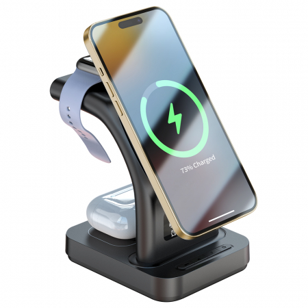 고부기 5in1 맥세이프 호환 자석 무선 멀티 고속 충전 패드 거치대 #2