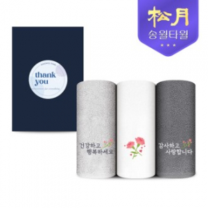 [송월타올]건강 행복 카네이션 타올 1P 세트