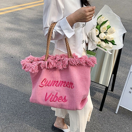 룩앳걸 여성 여자 데일리 비치 수술 숄더백 #6