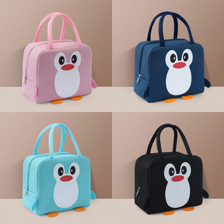 C047 큐트펭귄 보냉백 주문 제작 인쇄 피크닉 도시락가방 런치백 보온가방 #2