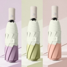 3단 완자동 우산 투톤 라이트