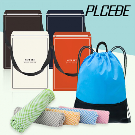 [플씨드] 손잡이 스포츠 백팩 + 뱀부얀 쿨타올 2종 세트 #2