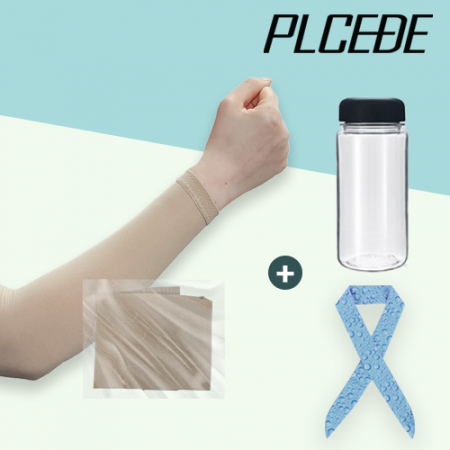 플씨드 선케어 스킨 쿨토시 + 물방울쿨스카프 + 보틀350ml 3종 세트 #2