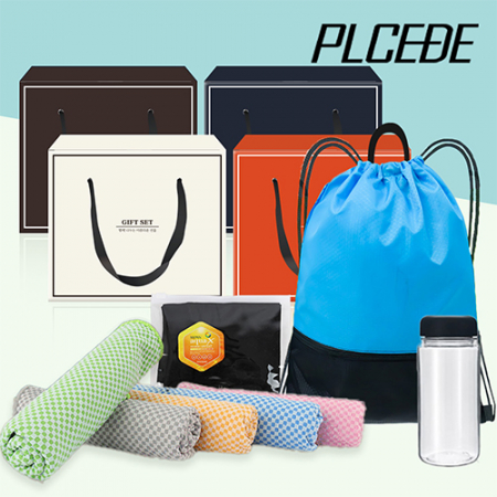 [플씨드] 손잡이 스포츠 백팩 +고급 손등커버형 쿨토시 + 뱀부얀 쿨타올 + 보틀350ml 4종 세트 #2