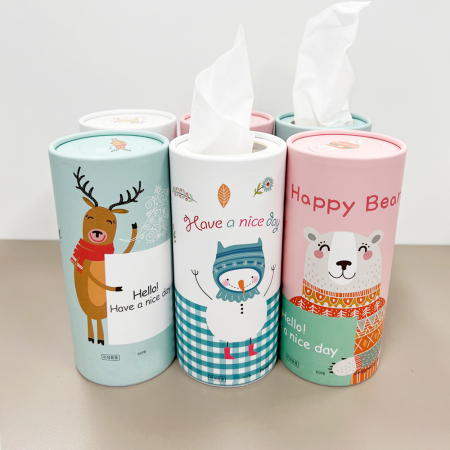 휴대용 캔티슈 원통티슈 60매 #2