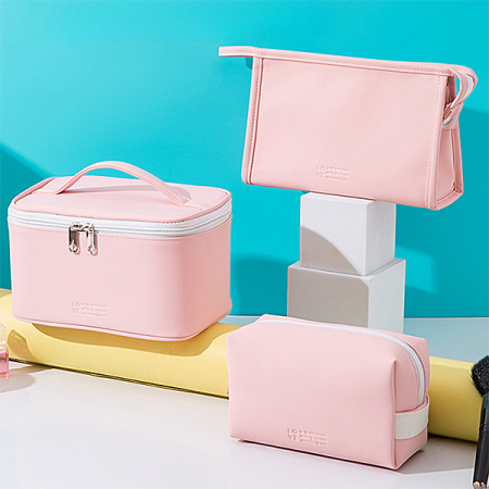 화장품 메이크업 대용량 여성 멀티 수납 파우치 케이스 파스텔 화장품파우치 가방 #2