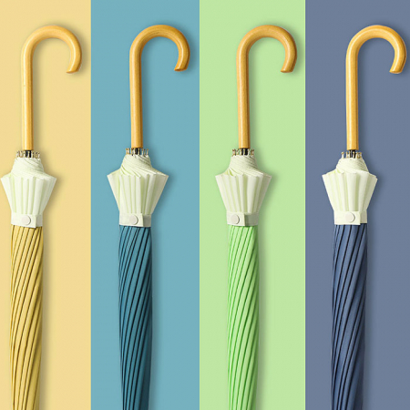 U014 러블리 튼튼한 장우산 16K 우산 인쇄 판촉물 답례품 #2