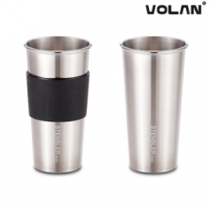 [볼란] 스텐 싱글 맥주컵 (벤티 650ml)