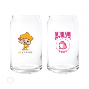 투명 캔비어컵 캔글라스 / 474ml