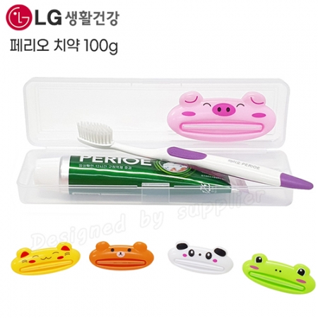 M케이스 LG미세모 페리오치약100g 치약짜개 칫솔치약세트 #4