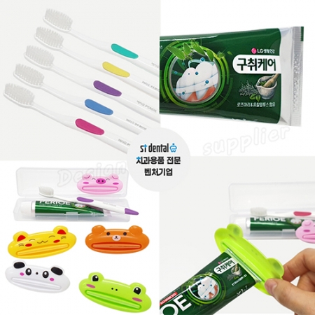 M케이스 LG미세모 페리오치약100g 치약짜개 칫솔치약세트 #5