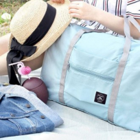 포이포이 여행용파우치 보스턴백, 운동 나들이 대용량 보스턴백 여행소품 더스트백 캐리어 보조가방