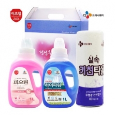 이츠웰 CJ 하이파워 1L + 피오린 1L  + 키친타올 80매 종세트