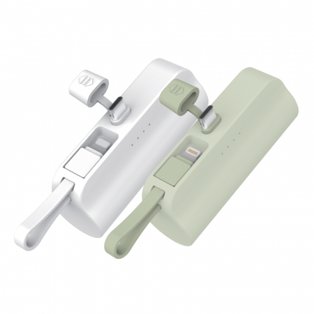 나이테 도킹형 보조 배터리 5000mA C+C 올리브 #6