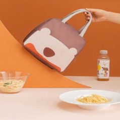 보온 보냉 피크닉 쿨러백, 보온가방, 곰돌이 런치백, 곰돌이 쿨러백, 곰돌이 도시락 가방