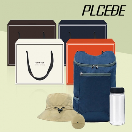 [플씨드] 일체형 접이식 등산모자 + 접이식 스포츠 백팩(PMB-01) + 보틀350ml 3종 세트 #2