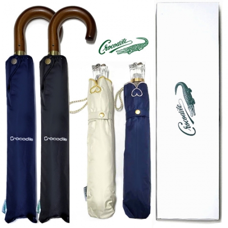 크로커다일 2단 곡자 우산 + 양산 우산 세트 (2p) #3