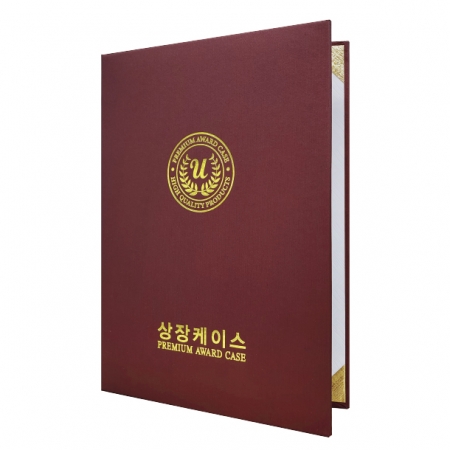 스트라이프 적색 상장케이스 A4사이즈 HO #3