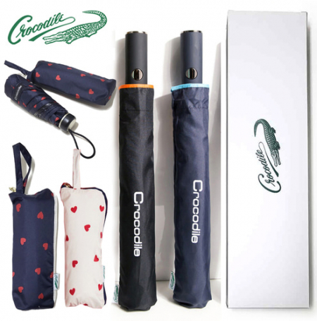 크로커다일 2단 우산+ 5단 하트 파우치 우산세트 (2p) #2