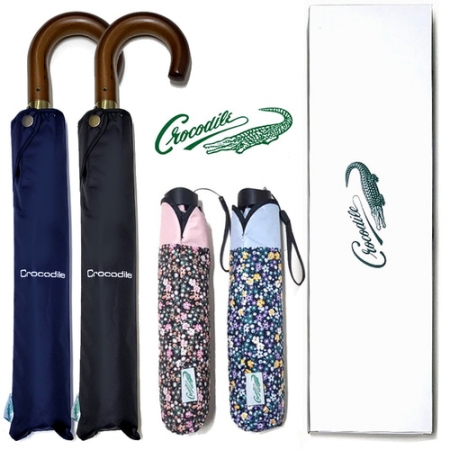 크로커다일 2단 곡자 우산 + 3단 슬림 보다 우산 세트 (2p) #2