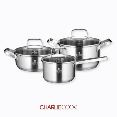 찰리쿡 슈타트 스테인리스 냄비 3종 6p 세트 #2