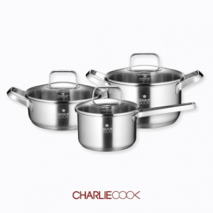 찰리쿡 슈타트 스테인리스 냄비 3종 6p 세트