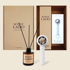 센트라도 디퓨저 150ml + 미니링 핸디선풍기 세트