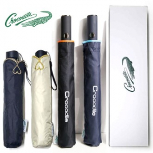 크로커다일 2단 우산 + 3단 슬림 하트 자수 우산세트 (2p)