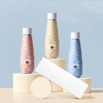 파스텔 투톤 6K 5단 수동 경량 양우산