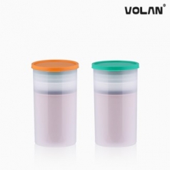 [볼란] 리유저블 데이트 루틴 캠핑 파티 컵 세트(소)