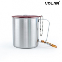 [볼란] 올스텐 등산컵 나침반 260ml