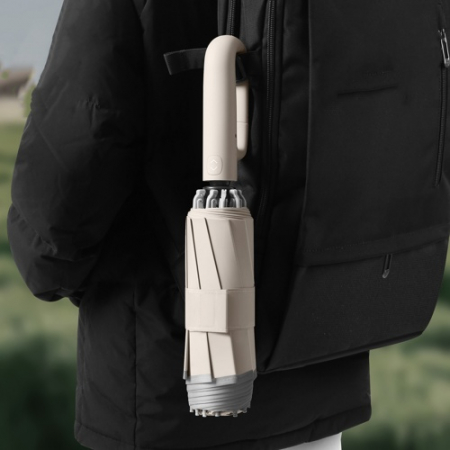 버클형 UV차단 거꾸로 3단 자동우산 야광우산 #2