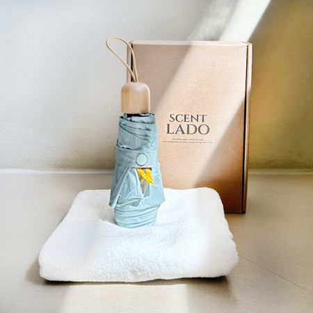 센트라도 송월 타올(수건) + 캡슐우드 5단 우양산 세트 #2