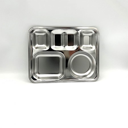 국내제조 스테인레스 304 성인 5구식판 #3