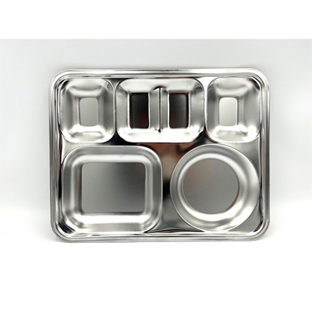 국내제조 스테인레스 304 성인 5구식판 #2