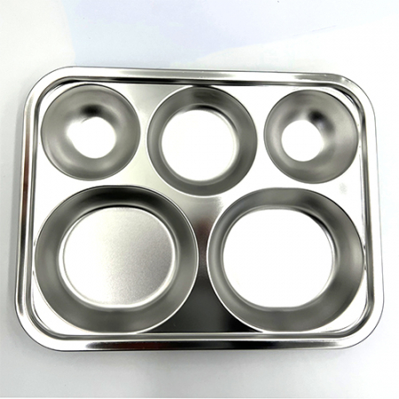 스테인레스 304 5구식판 원형 // 국내제조 #2