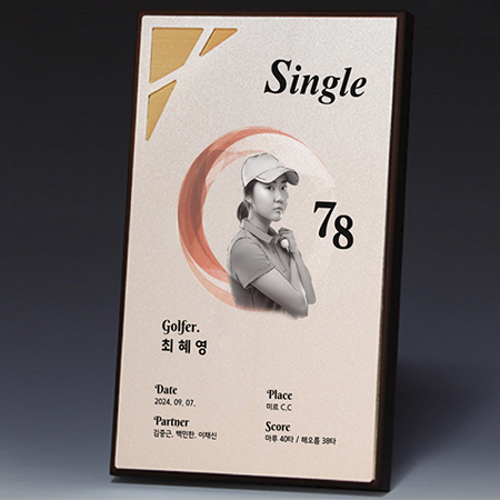 액자 인물화 알루미늄 상패 트로피 S8A016-12 #3