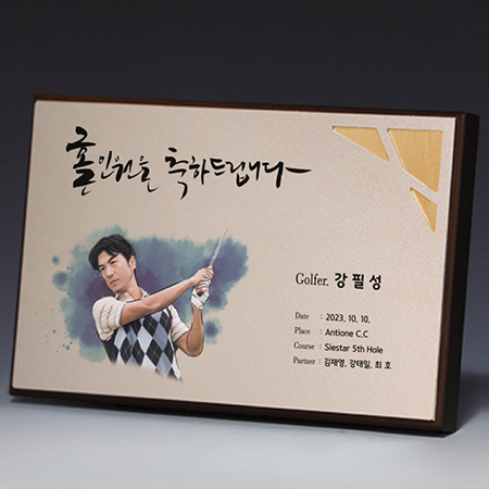 액자 인물화 알루미늄 상패 트로피 S8A016-12 #2