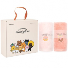 카카오프렌즈 채움 선물세트 8 (코마사 40수 타올 2P)