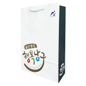 종이쇼핑백 275x100x400mm 스노우지180g // 제작